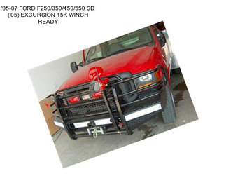 \'05-07 FORD F250/350/450/550 SD (\'05) EXCURSION 15K WINCH READY