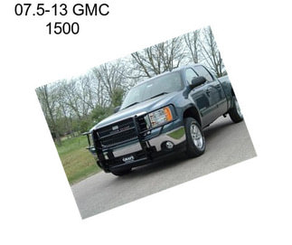 07.5-13 GMC 1500