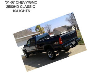 \'01-07 CHEVY/GMC 2500HD CLASSIC  10\