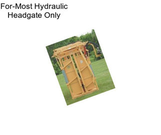 For-Most Hydraulic Headgate Only
