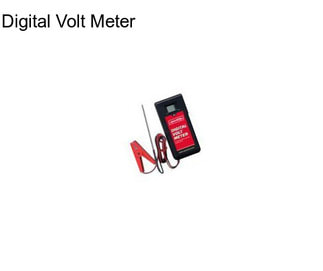 Digital Volt Meter