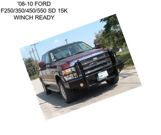 \'08-10 FORD F250/350/450/550 SD 15K WINCH READY