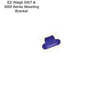 EZ Weigh 5/6/7 & 3000 Series Mounting Bracket