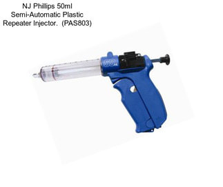 NJ Phillips 50ml Semi-Automatic Plastic Repeater Injector.  (PAS803)