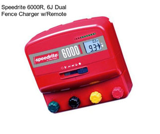 Speedrite 6000R, 6J Dual Fence Charger w/Remote