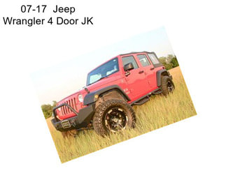 07-17  Jeep Wrangler 4 Door JK