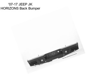 \'07-17 JEEP JK HORIZONS Back Bumper