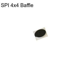 SPI 4x4 Baffle