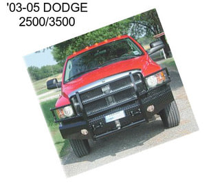 \'03-05 DODGE 2500/3500