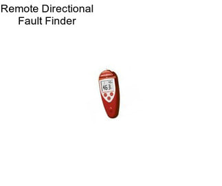 Remote Directional Fault Finder