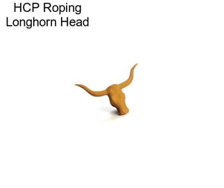 HCP Roping Longhorn Head