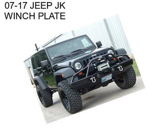 07-17 JEEP JK WINCH PLATE