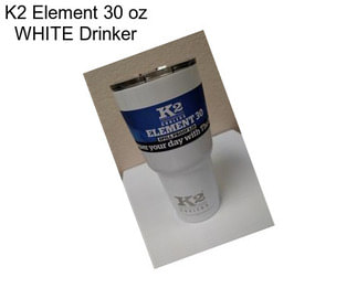 K2 Element 30 oz WHITE Drinker