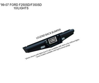 \'99-07 FORD F250SD/F350SD 10\