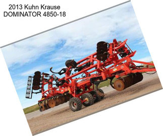 2013 Kuhn Krause DOMINATOR 4850-18