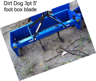 Dirt Dog 3pt 5\' foot box blade