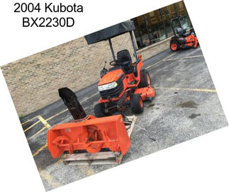 2004 Kubota BX2230D