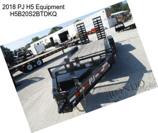 2018 PJ H5 Equipment H5B20S2BTDKQ