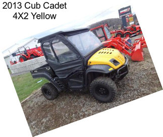 2013 Cub Cadet 4X2 Yellow