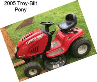 2005 Troy-Bilt Pony