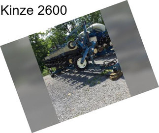 Kinze 2600