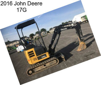 2016 John Deere 17G