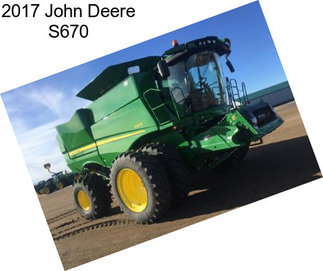 2017 John Deere S670