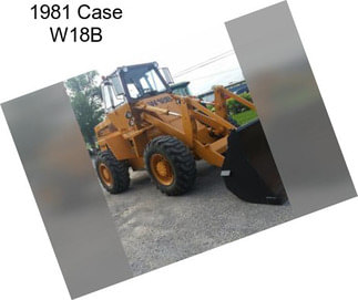 1981 Case W18B