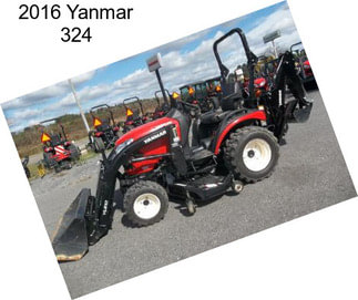 2016 Yanmar 324