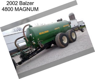2002 Balzer 4800 MAGNUM