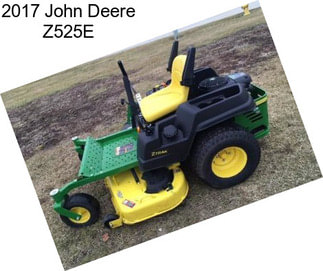 2017 John Deere Z525E