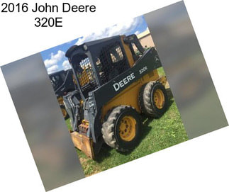 2016 John Deere 320E