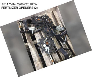 2014 Yetter 2968-020 ROW FERTILIZER OPENERS (2)