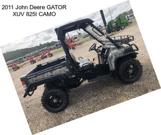 2011 John Deere GATOR XUV 825I CAMO