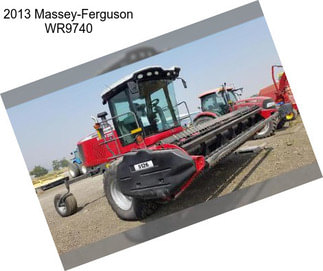 2013 Massey-Ferguson WR9740