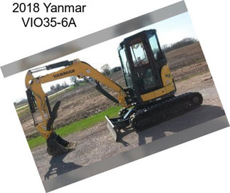 2018 Yanmar VIO35-6A