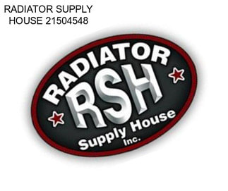 RADIATOR SUPPLY HOUSE 21504548