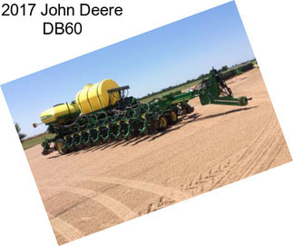 2017 John Deere DB60