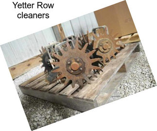 Yetter Row cleaners