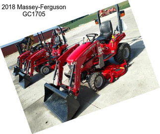 2018 Massey-Ferguson GC1705