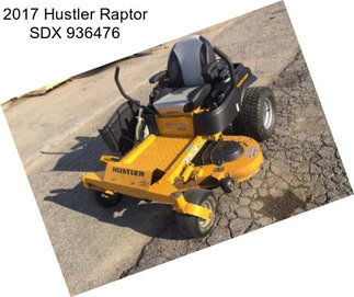 2017 Hustler Raptor SDX 936476