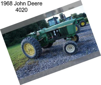 1968 John Deere 4020