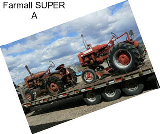 Farmall SUPER A