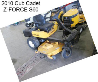 2010 Cub Cadet Z-FORCE S60