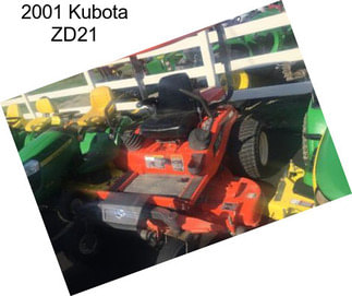 2001 Kubota ZD21