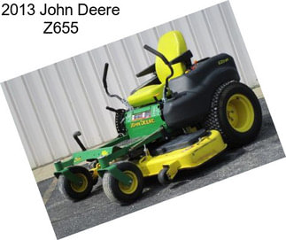 2013 John Deere Z655