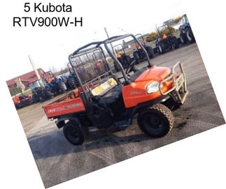 5 Kubota RTV900W-H