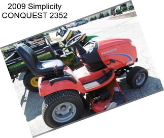 2009 Simplicity CONQUEST 2352