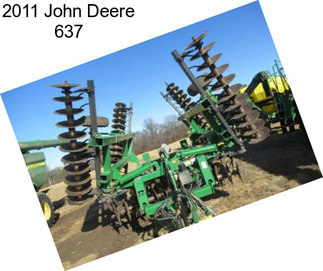 2011 John Deere 637