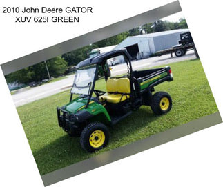 2010 John Deere GATOR XUV 625I GREEN